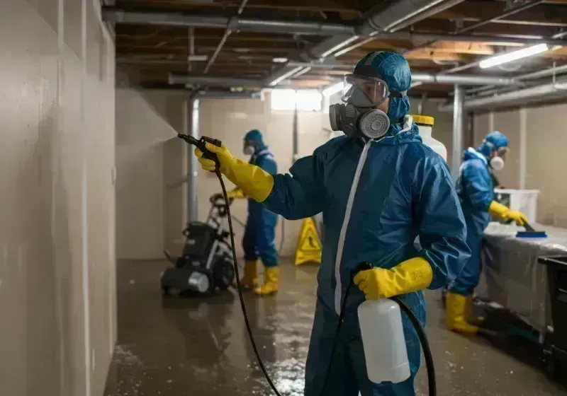 Basement Sanitization and Antimicrobial Treatment process in Cherry Creek, CO